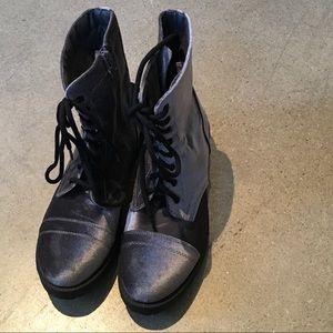 LIKE NEW Madden Girl combat moto boots 10 10.5